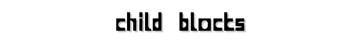 child blocks font